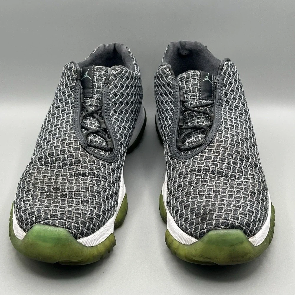 Air Jordan Future Low Wolf Grey Emerald Rise - Men's Size 10.5 USED